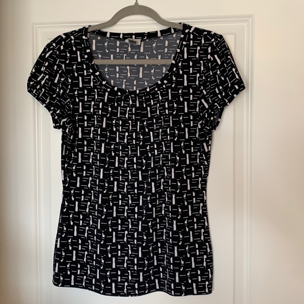 Worthington Stretch Women’s Short Sleeve Blouse Size Medium Tall